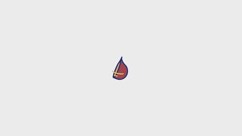 Animated Seed Growing into Sprout Illustration