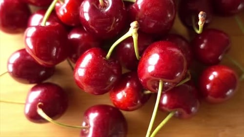 Gros plan de cerises