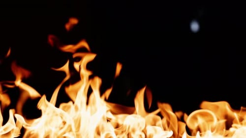 Seamlessly Looping Realistic Fire Flames