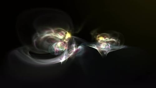 Abstract Glowing Fluid Light Energy Background