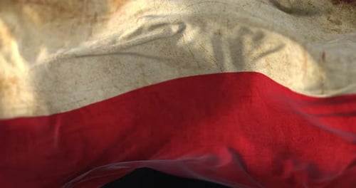 Vintage Distressed Flag Waving Background