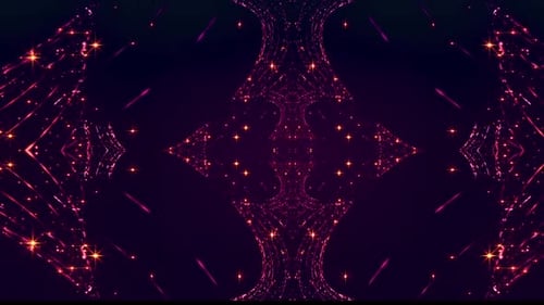 Elegant Sparkling Abstract Particles Motion Background