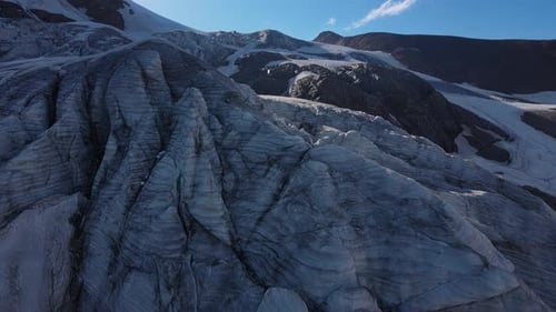 Majestic Winter Scene Snow Clad Mountain Slopes Close Up Aerial View Natures Art Mountain Slopes