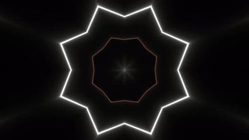 Radiant Kaleidoscope Loop Background