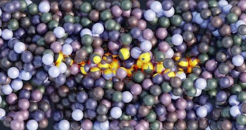 Fluid Spheres Text Reveal Animation