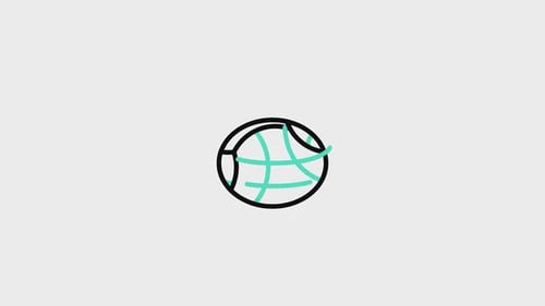 Icône animée de volley-ball