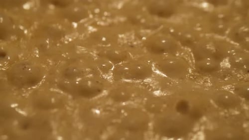 Boiling Cream and Cheese Sauce