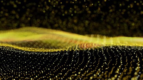 Motion of digital data flow. Transferring of big Abstract technology big data background concept.