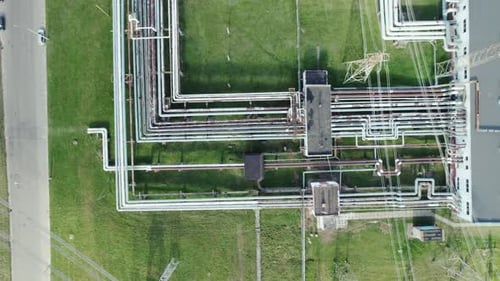 Chp View From Height on the Pipeline Structure Environmental Issues Hot Water Transportation System