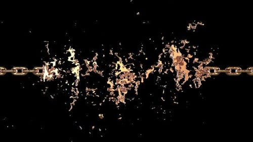 Golden Chain Breaking Apart Fluid Transition