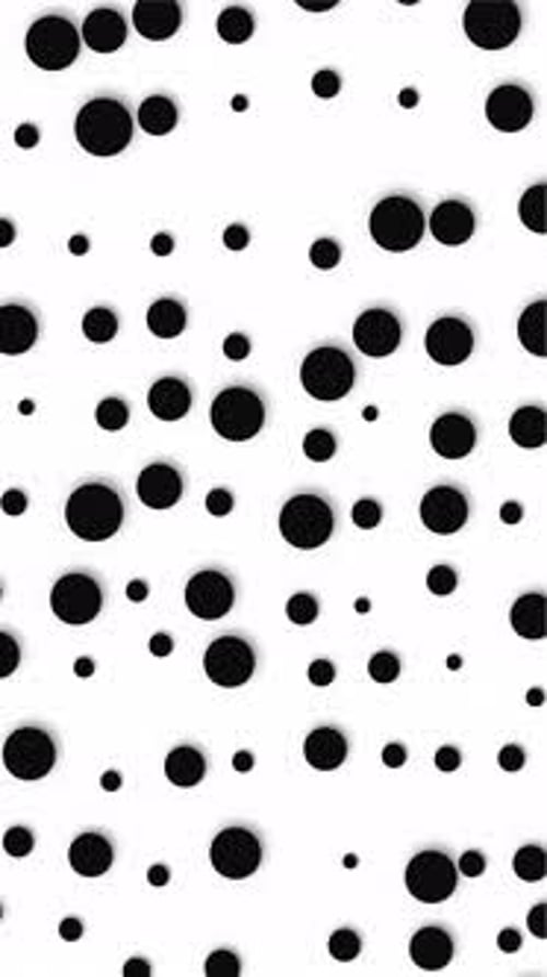 Vertical Video - Abstract Black Dots Motion Background