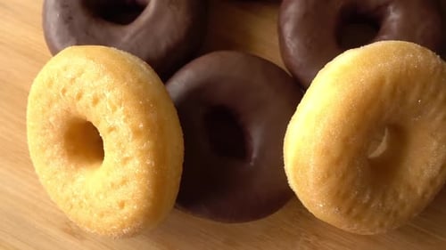 Aufnahme eines Donuts-Hintergrunds