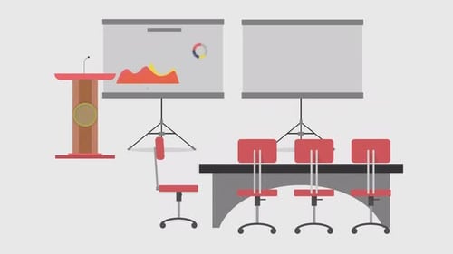 Animação de fundo da conferência