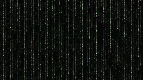 Digital Rain Matrix Code Falling Lines Background