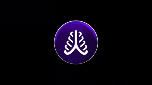Animated 3D Brain Icon Rotation Loop