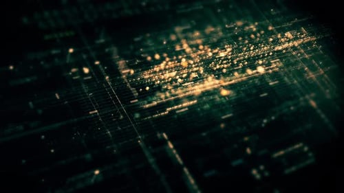 Advanced Data Matrix Simulation Vertical Background 43