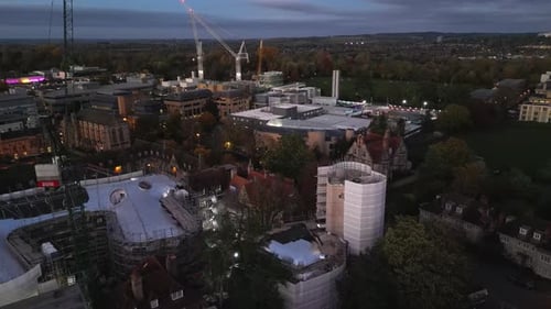 Aerial Oxford City 4k