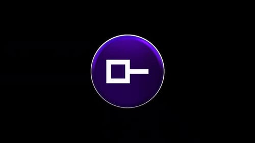 Icône Line Start Square