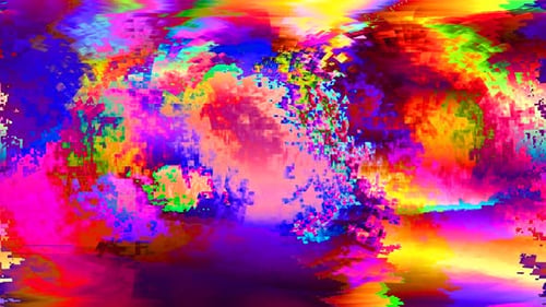 Fond de
mouvement liquide coloré abstrait. Liquide conceptuel fluide brillant animé