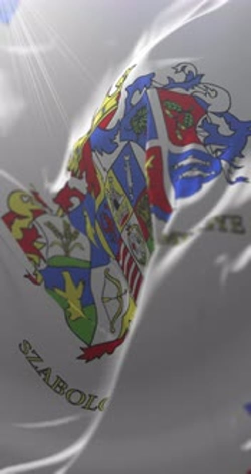 Drapeau du comté de Szabolcs Szatmar Bereg