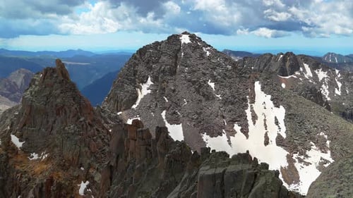 Sunlight Peak Spire Windom Peak, vue sur le mont Eulos, North Twin Lakes, Colorado, bassin de Chicago