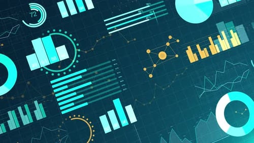 Pie Bar and Charts Line Financial Stock Exchange Data and Charts Profits