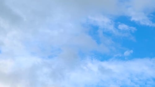 Cloudy Sky in Sunny Day