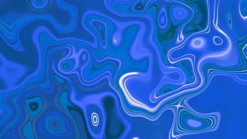 Dynamic Blue Abstract Liquid Wavy Background Animation
