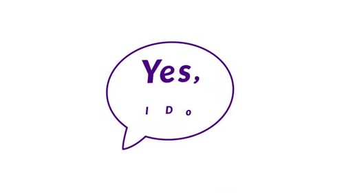 Animiertes Yes I Do-Symbol