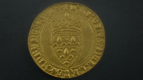 Smoke Revealing Old Coin.