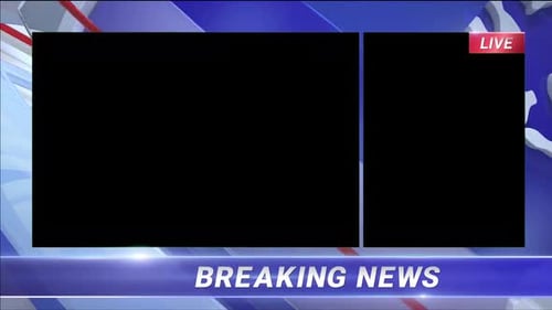Modern Broadcast News Lower Third and Live Screen Animation