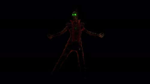 Punk Skeleton VJ Loop