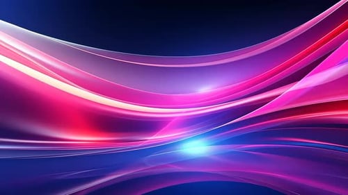 Abstract vibrant flowing lines design