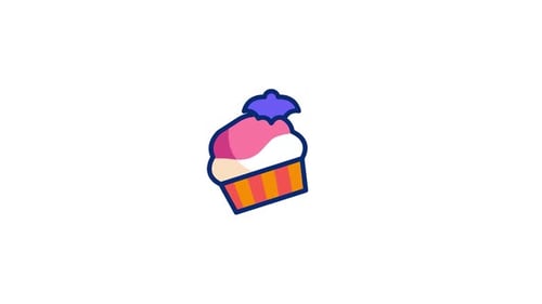 Cupcake Animated Icon