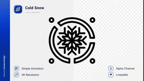 Animation Cold Snow Icon