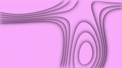 Seamless Abstract Pink Fluid Wavy Motion Background