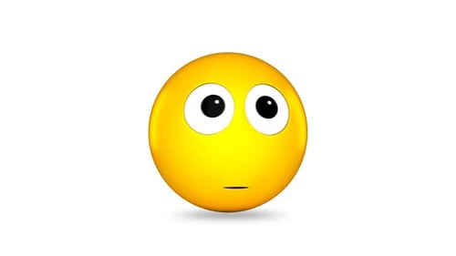 Expressive 3D Yellow Emoji Character Blinking And Moving Eyes