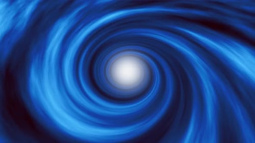 Blauer Vortex-Tunnel