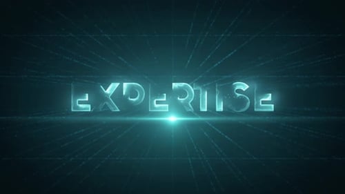 Futuristic Digital Expertise Text Reveal