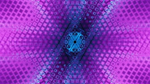 Abstract Neon Wave Energy Aura Burst Vj Loop Animation