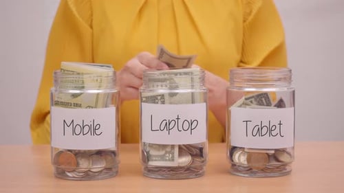 Saving Money for Mobile, Laptop and Tablet