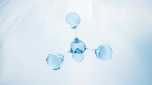 Molekül mit biologischem und chemischem Konzept