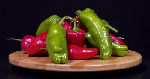 Red And Green Peppers