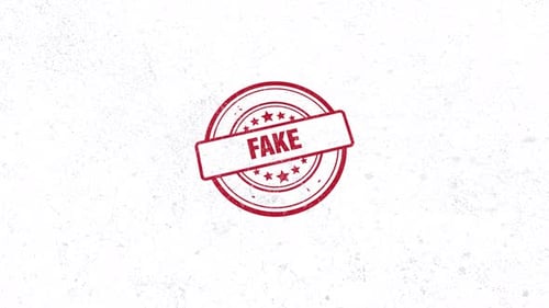 Distressed Fake Rubber Stamp Reveal