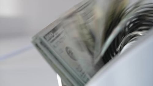 Cash Money Counter Machine Sorting Dollars