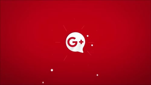 Particles Reveal Logo Inside Speech Bubble Animation