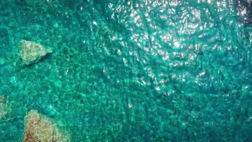 Aerial view of Mediterranean sea