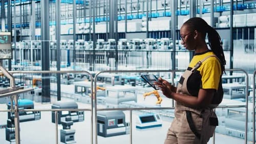 Smart Factory Engineer Implements Automated Workflows Using AI Technology