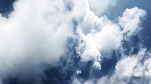 Dramatic Clouds Floating in the Sky