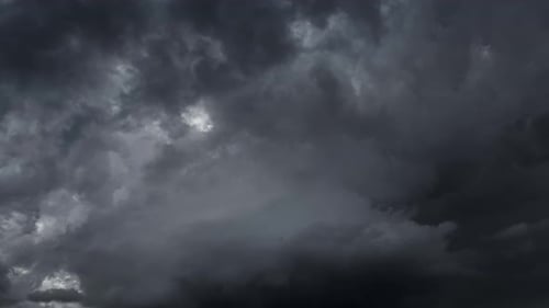 Dark Storm Clouds Moving